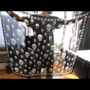 Alexander mqueen silk scarf